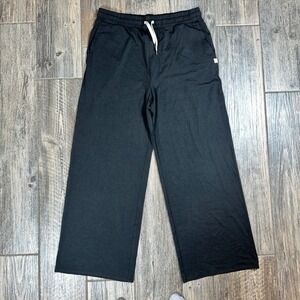 Vuori‎ Pant Wide Leg Drawstring Lounge Casual Black XL Extra Large